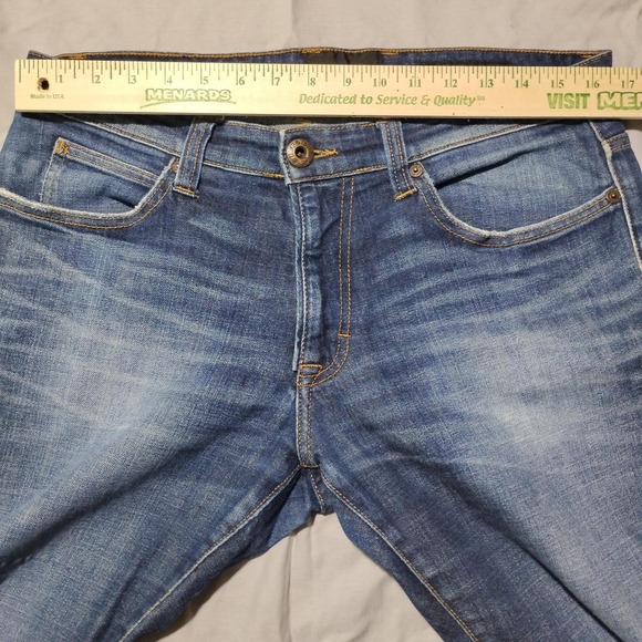 Outpost Makers Jeans Mens 31x30 Blue Original Straight Fit Denim Stretch - Picture 16 of 16